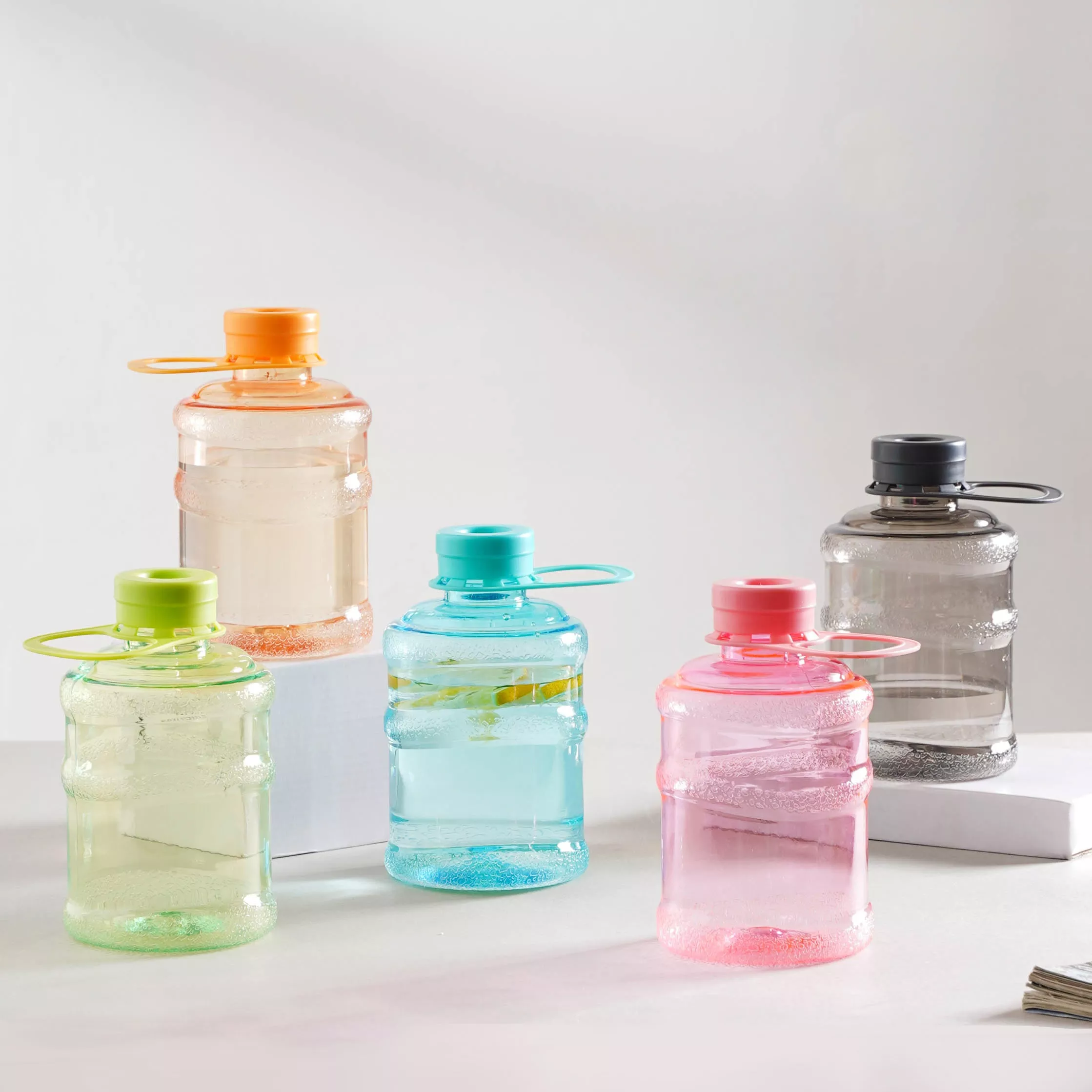 Mini Water Bottle|Pink&Orange&Cyan&Green&Black