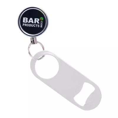Mini White Speed Opener with Retractable Reel