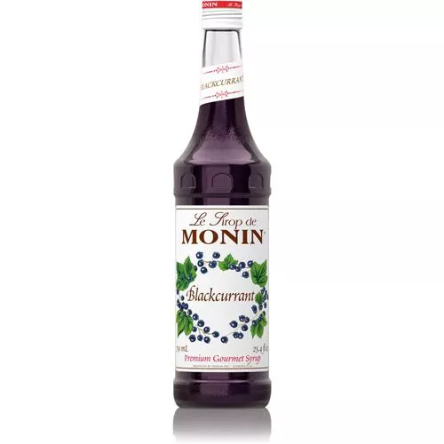 Monin Blackcurrant Syrup Bottle - 750ml