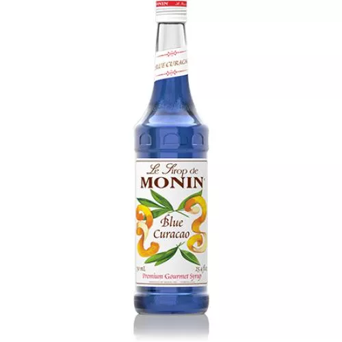 Monin Blue Curacao Syrup Bottle - 750ml