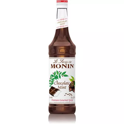 Monin Chocolate Mint Syrup Bottle - 750ml