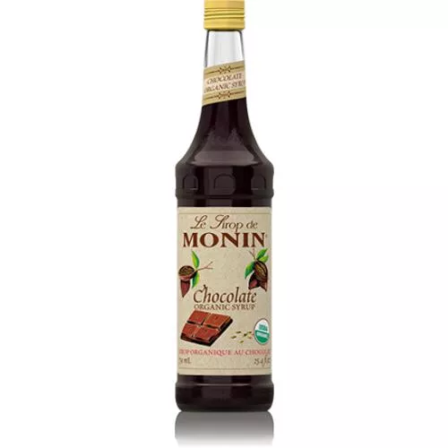 Monin Chocolate Organic Syrup Bottle - 750ml