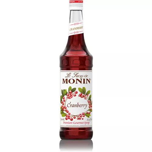 Monin Cranberry Syrup Bottle - 750ml