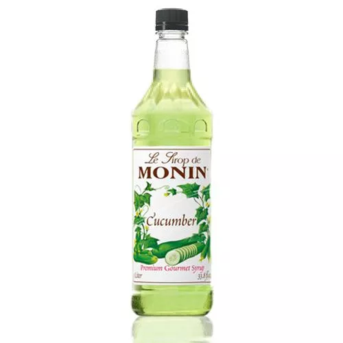 Monin Cucumber Syrup Bottle - 1 Liter