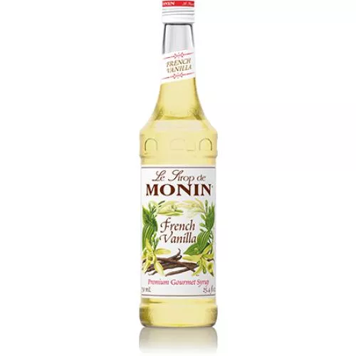Monin French Vanilla Syrup Bottle - 750ml
