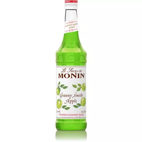 Monin Granny Smith Apple Syrup Bottle - 750ml