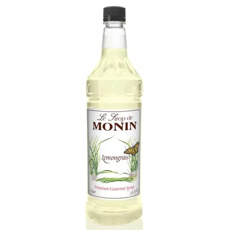 Monin Lemon Grass Syrup Bottle - 1 Liter