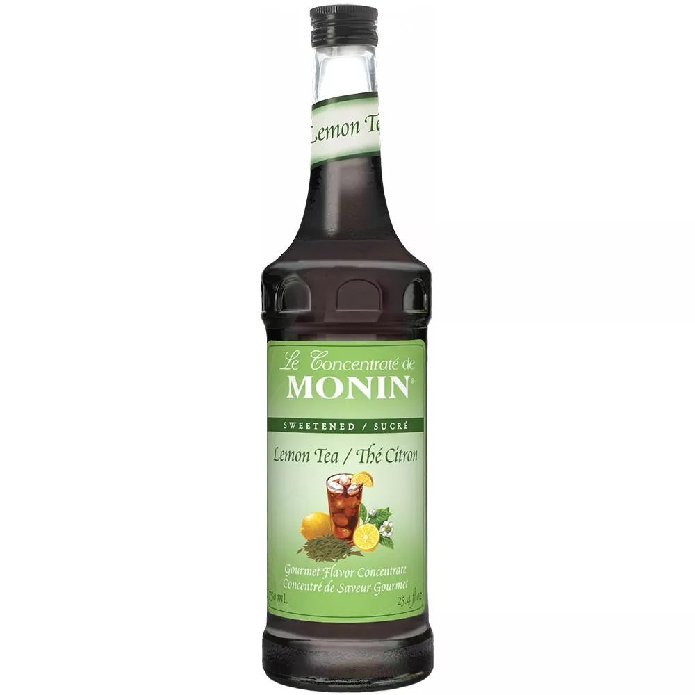 Monin Lemon Tea Concentrate Syrup Bottle - 750ml
