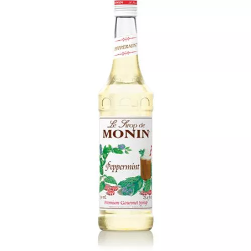 Monin Peppermint Syrup Bottle - 750ml