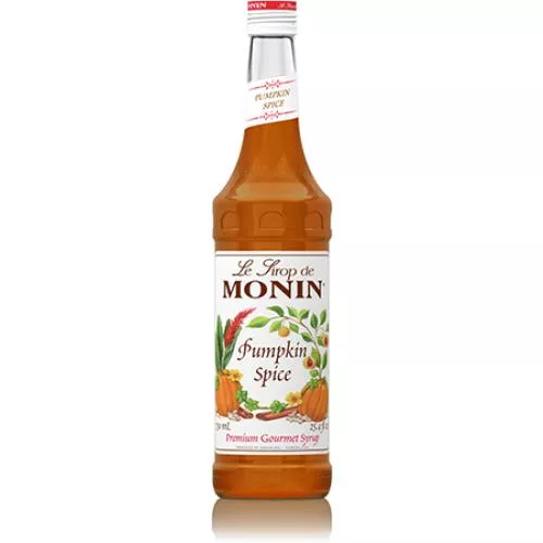 Monin Pumpkin Spice Syrup Bottle - 750ml