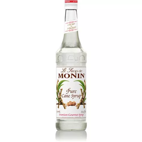 Monin Pure Cane Sweetener Syrup Bottle - 750ml