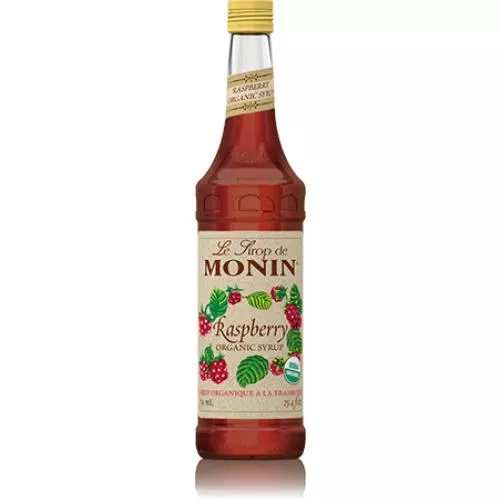 Monin Raspberry Organic Syrup Bottle - 750ml