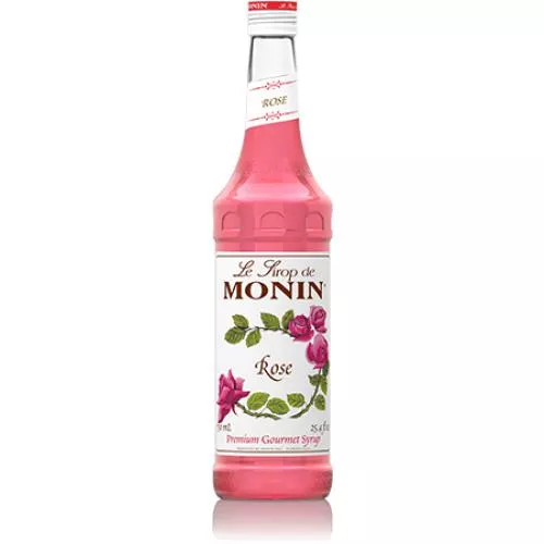 Monin Rose Syrup Bottle - 750ml