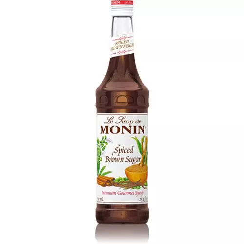 Monin Spiced Brown Sugar Syrup Bottle - 750ml