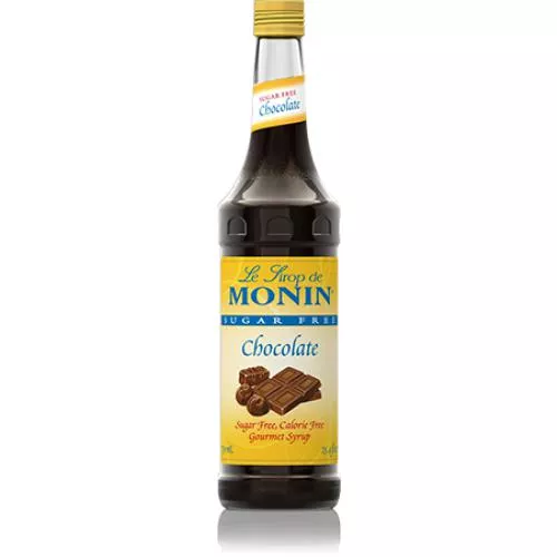 Monin Sugar Free Chocolate Syrup Bottle - 750ml