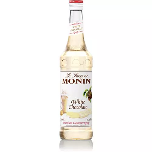 Monin White Chocolate Syrup Bottle - 750ml