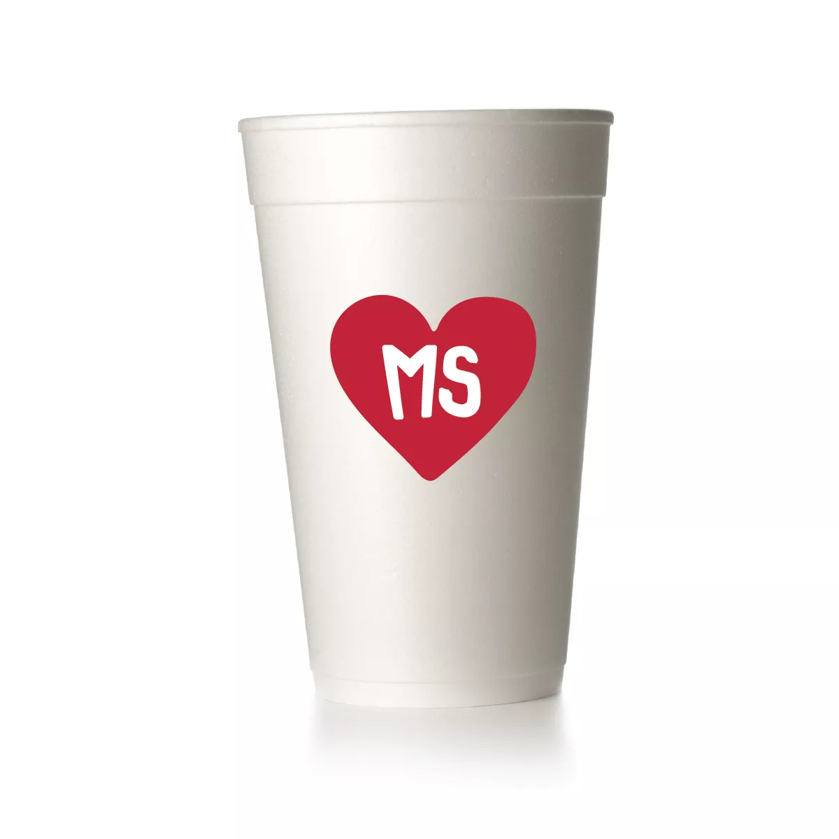 MS Heart State Cups|Foam&Frost Flex|Red&Maroon