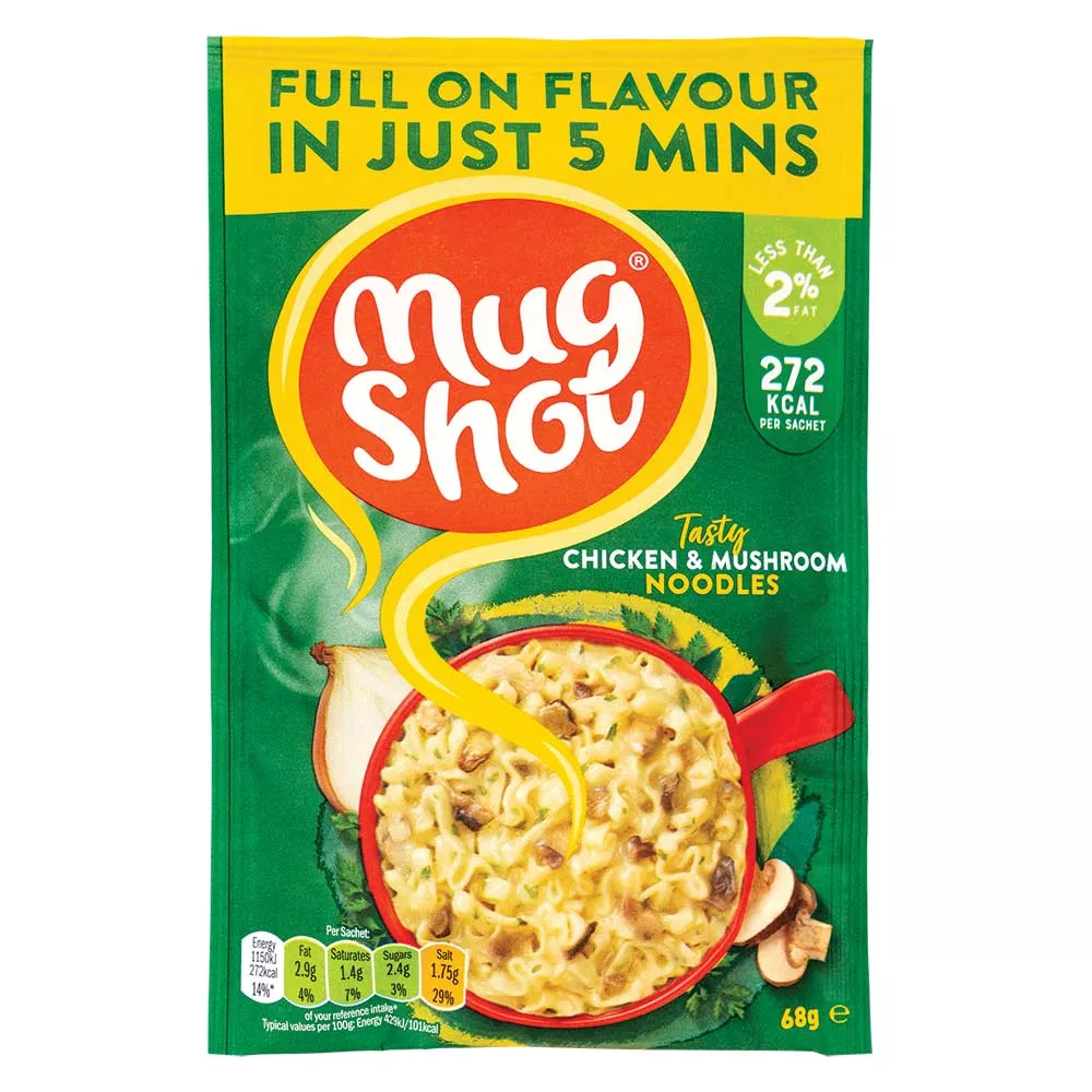 Mug Shot Chicken & Mushroom Noodles 68g