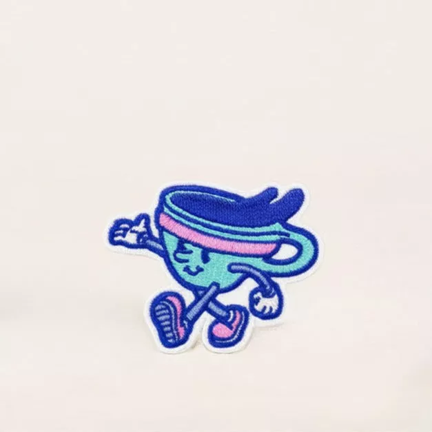 MUGSY THE IRON ON PATCH