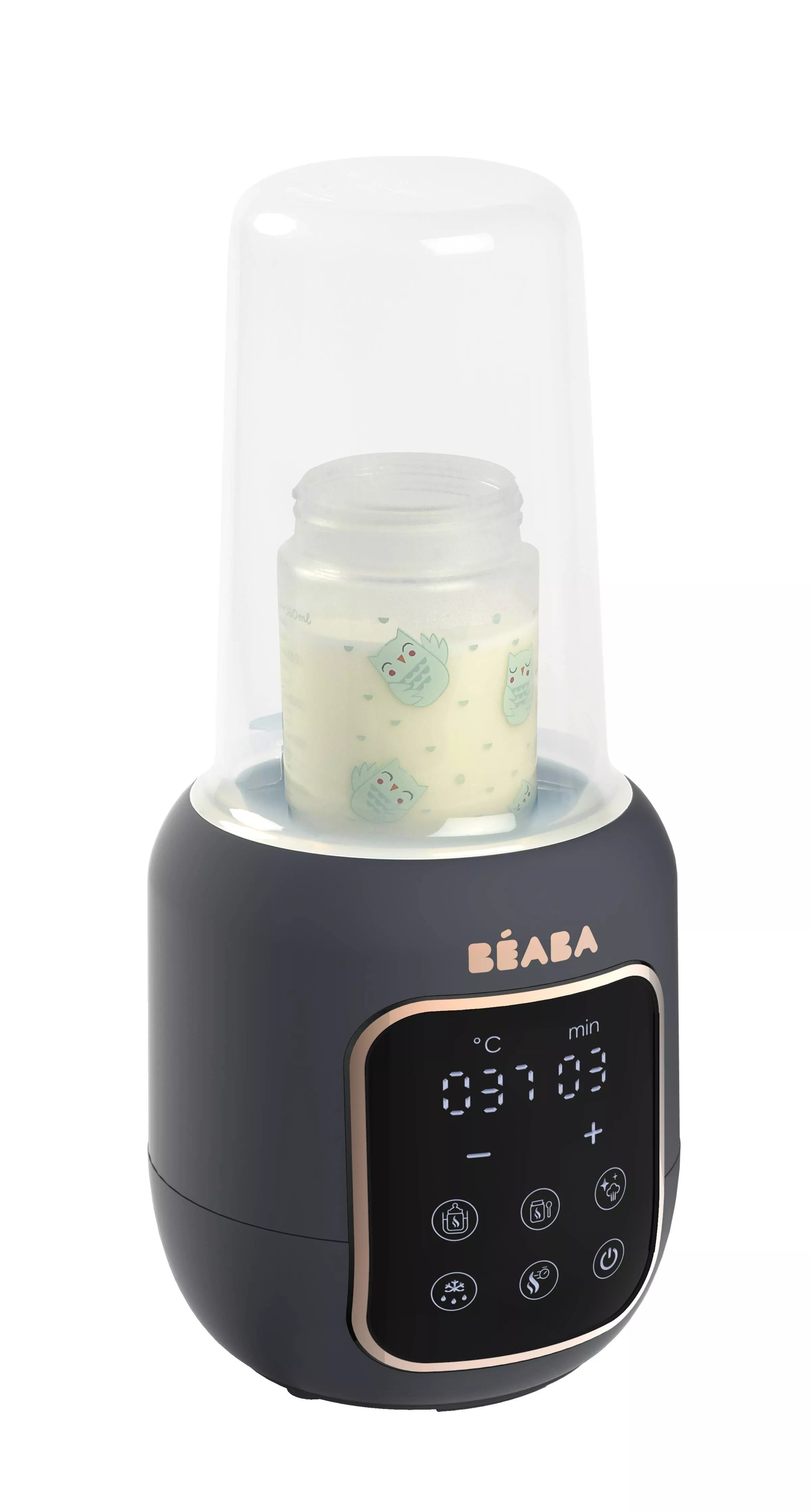 Multi Milk Baby Bottle & Jar Warmer-Midnight