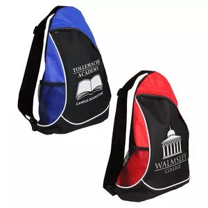 Natural Curve Non-Woven/Polyester Sling Backpack