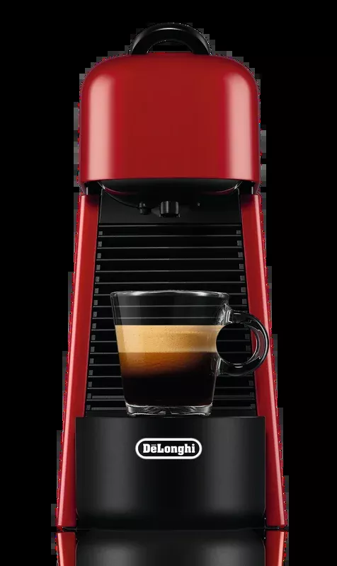 Nespresso Essenza Plus Espresso Machine by DeLonghi – Red