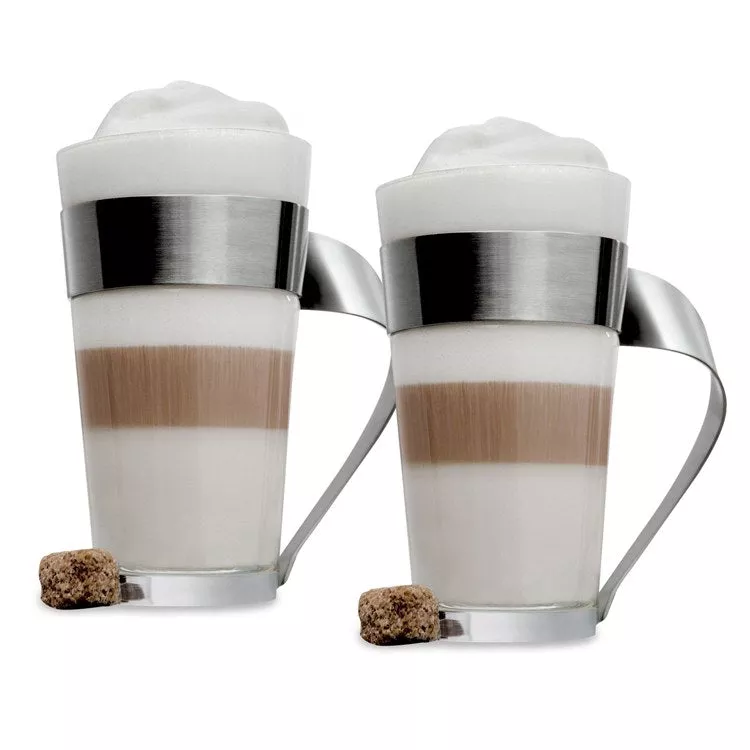 New Wave Caffee Latte Macchiato Glasses for Two