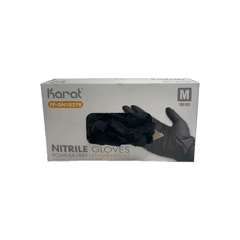 Nitrile Black Gloves