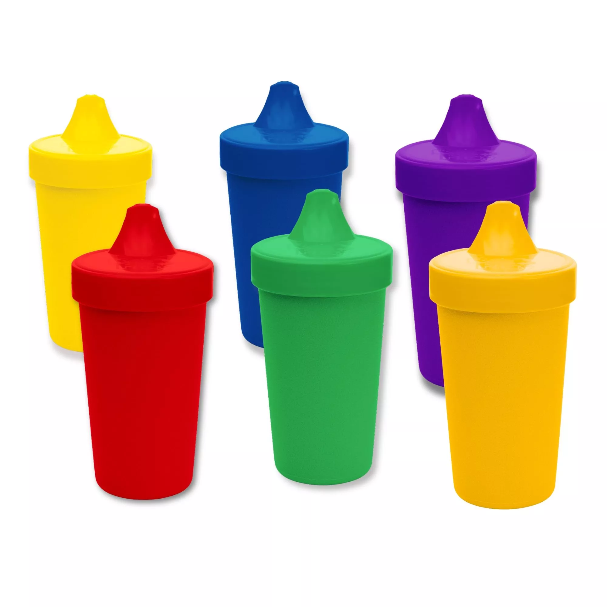 No-Spill Sippy Cup Set USA Made from Recycled Materials