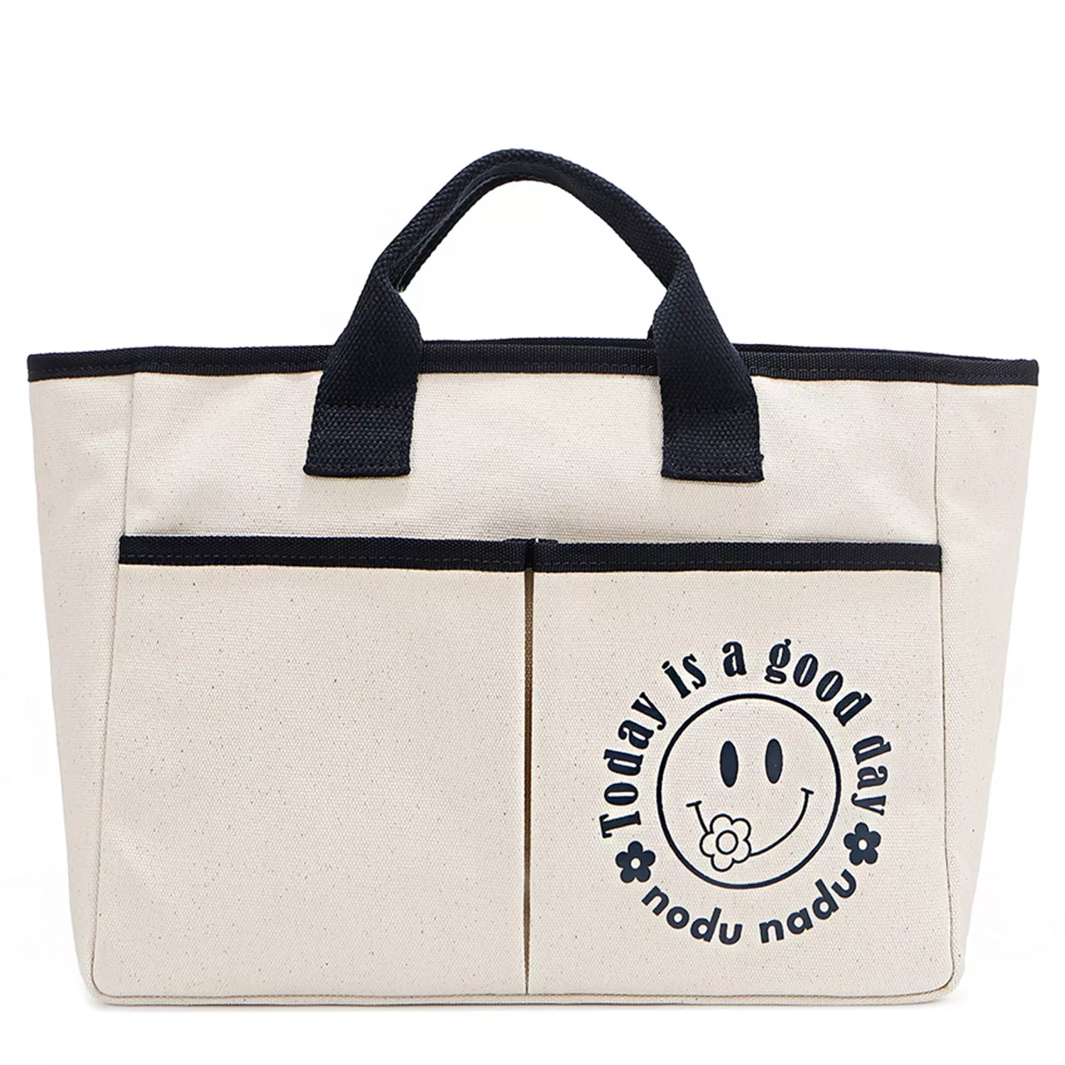 NODU NADU EMERY BAG|NAVY&BEIGE