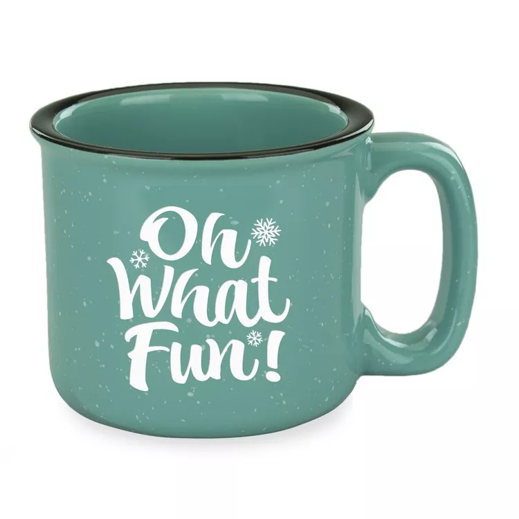 Oh What Fun Aqua Mug