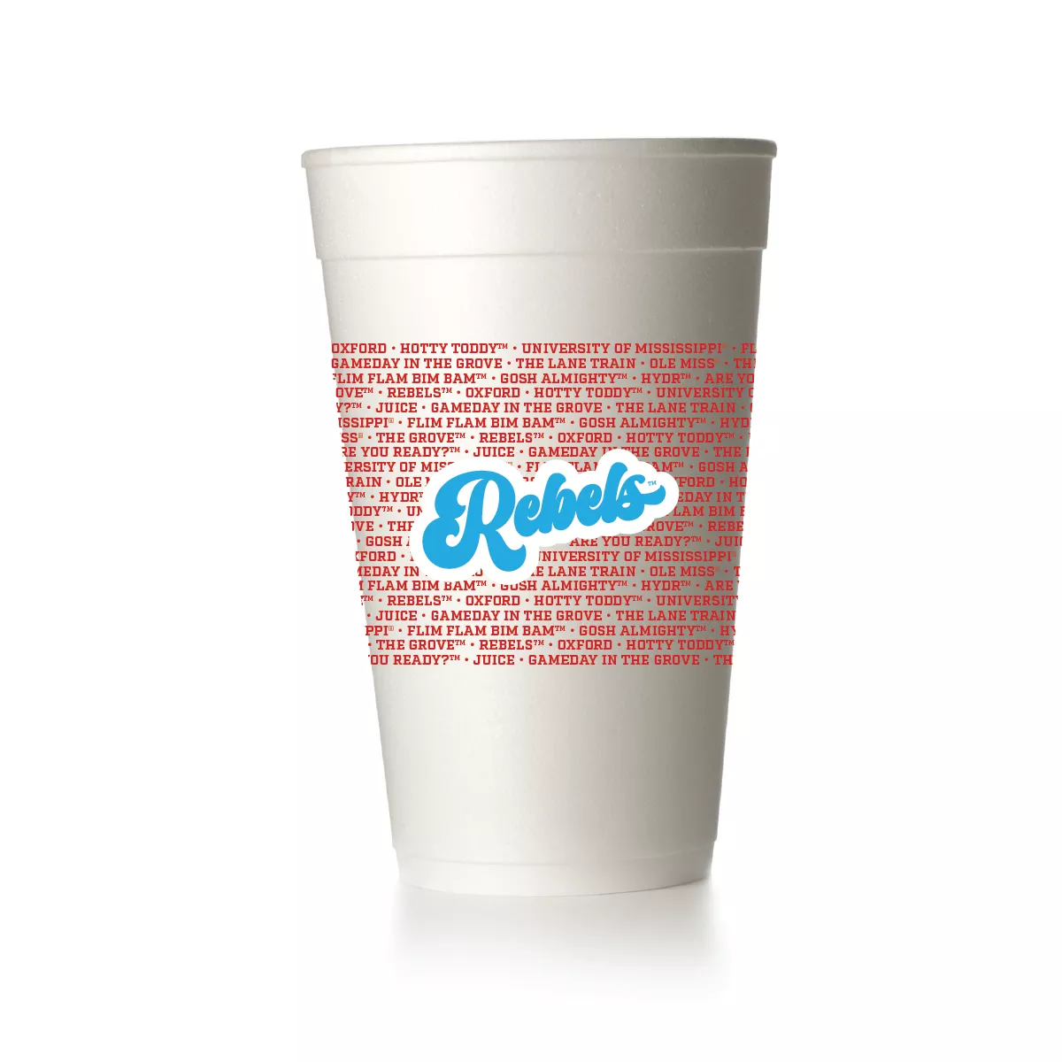 Ole Miss Rebels Wrap Cups|Foam&Frost Flex
