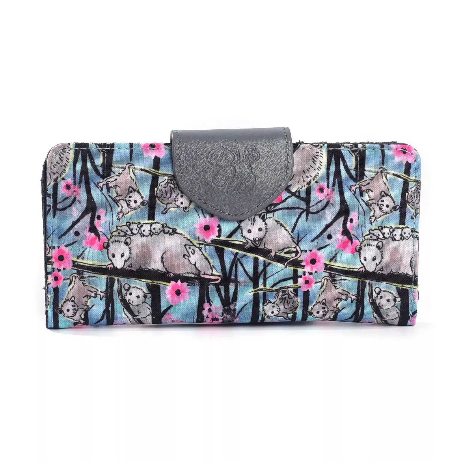 Opossum Blossom Long Wallet