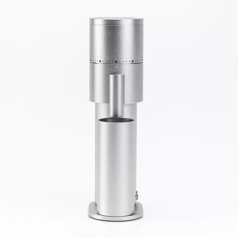 Option O Lagom Mini Silver Compact Coffee Grinder