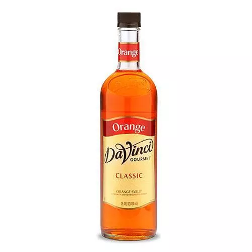 Orange DaVinci Gourmet Syrup Bottle - 750mL