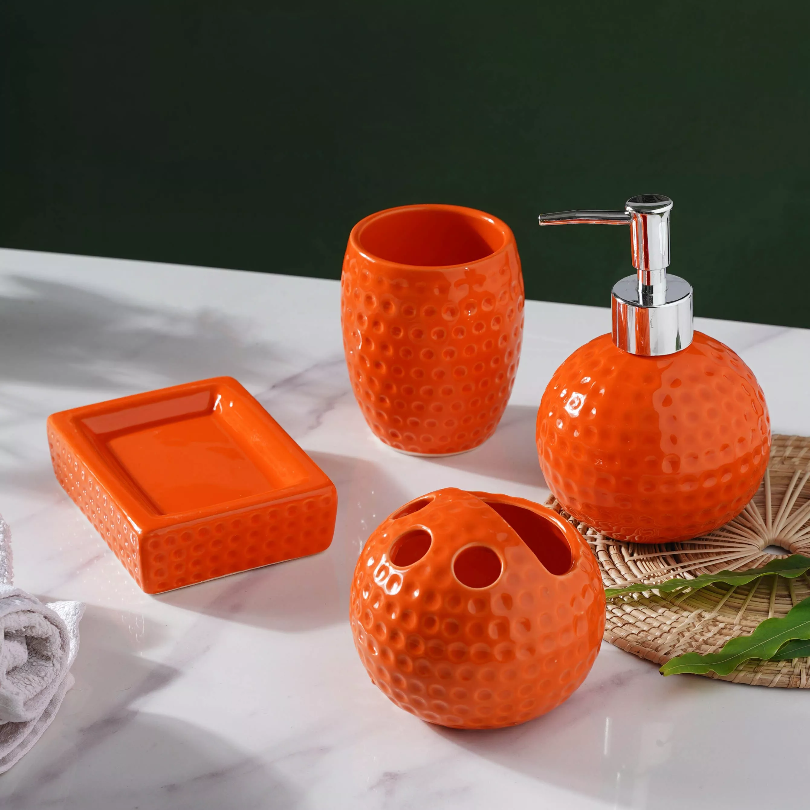 Orange Fantasia Bath Set
