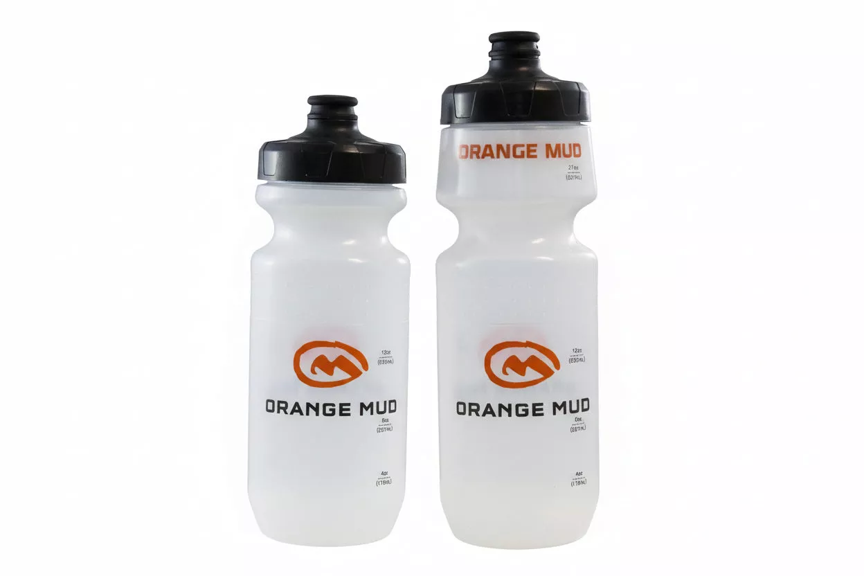 Orange Mud Running Water Bottle