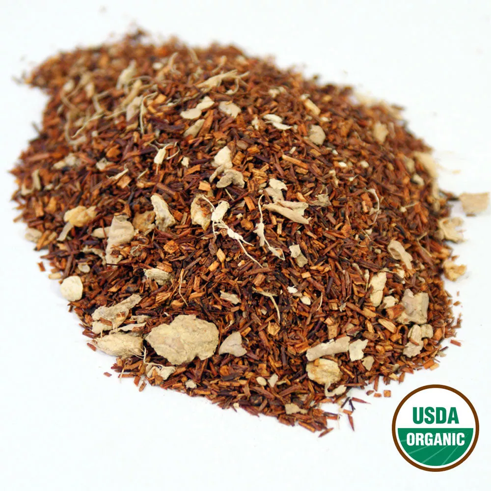 Organic Rooibos Lemon Ginger Herbal Tisane - WS