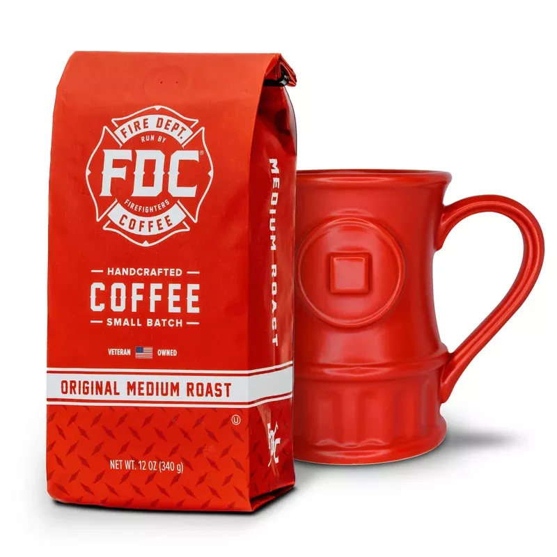 Original Medium Roast Coffee And Fire Hydrant Mug Bundle