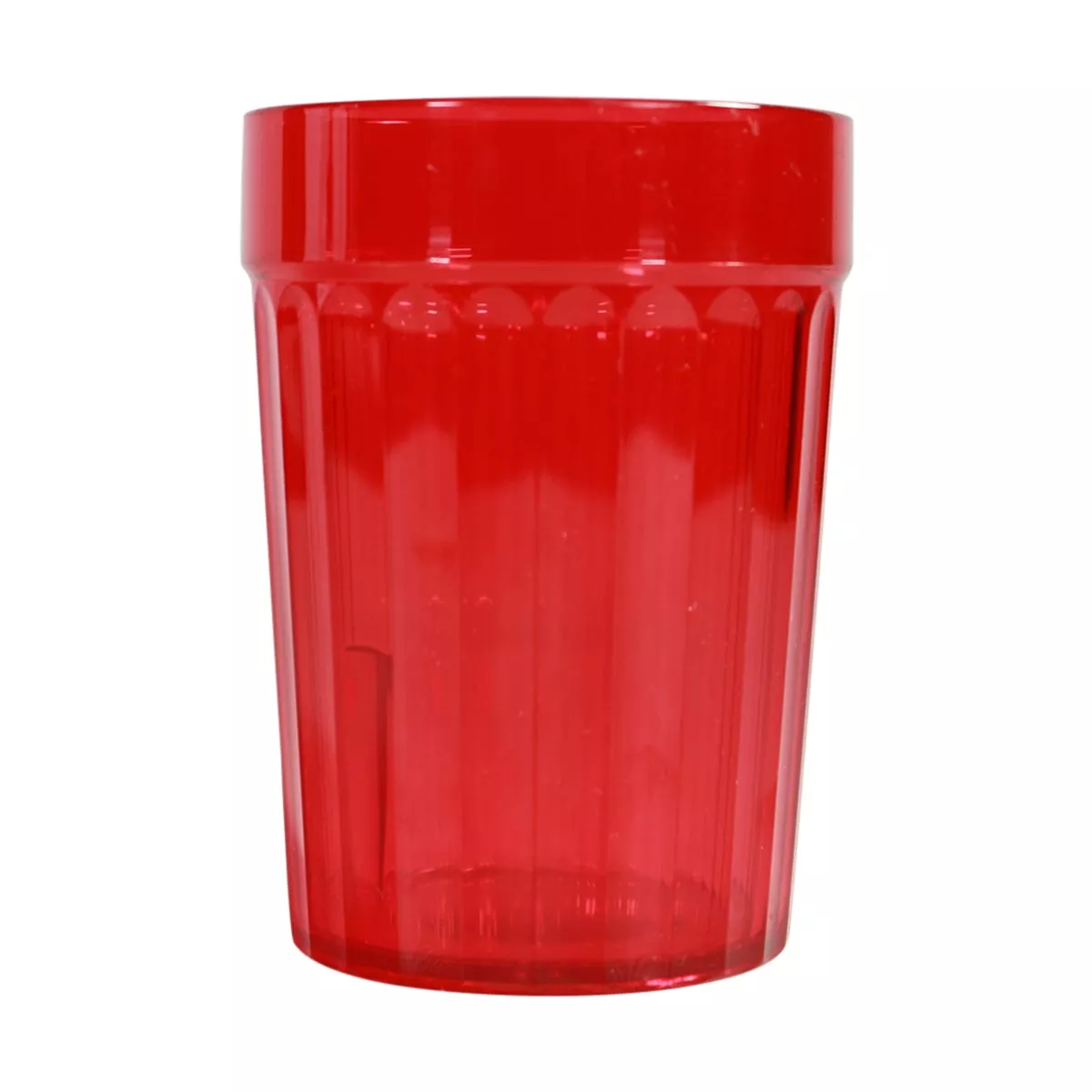 Parade Plastics Red 9.5 oz Fluted Tumbler
