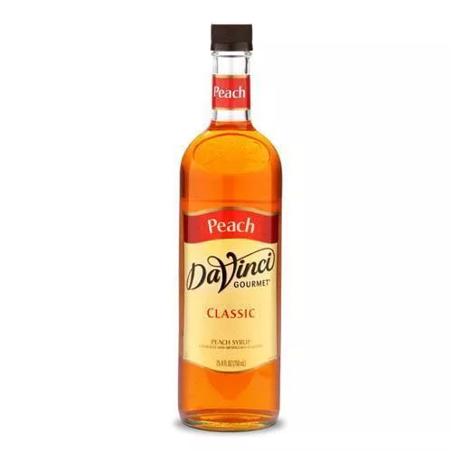 Peach DaVinci Gourmet Syrup Bottle - 750mL