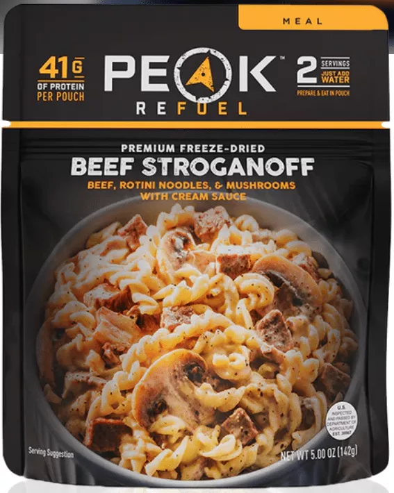 Peak Refuel Beef Stroganoff 2 Servings