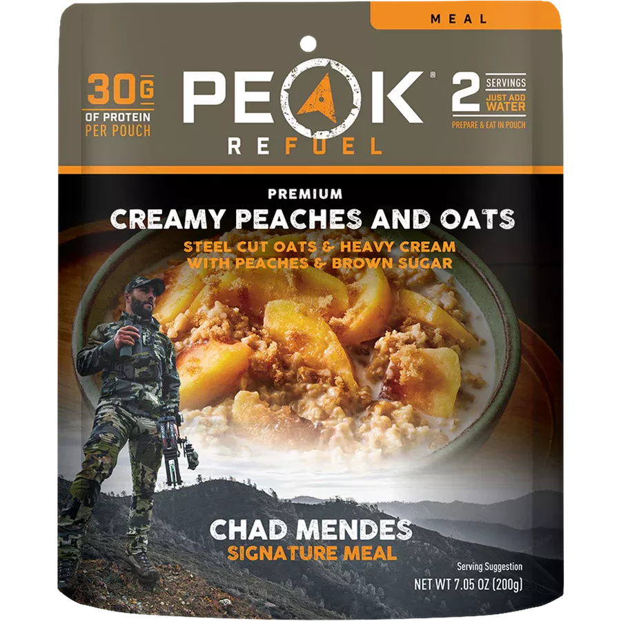 Peak Refuel Creamy Peaches and Oats 2 Servings