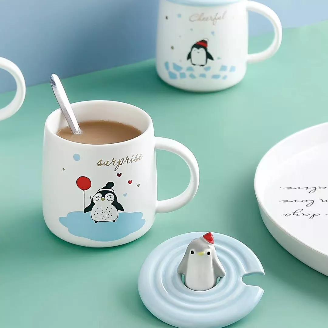 Penguin Cup|Happy&Surprise&Joy&Cheerful