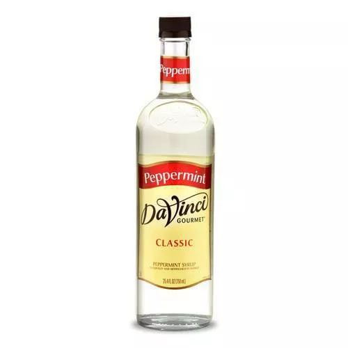 Peppermint DaVinci Syrup Bottle - 750mL