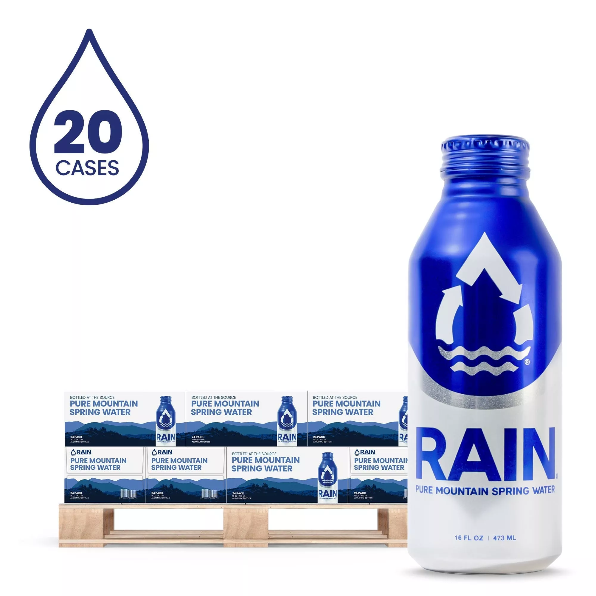 Personal Pallet, 20 Cases or 480 Bottles