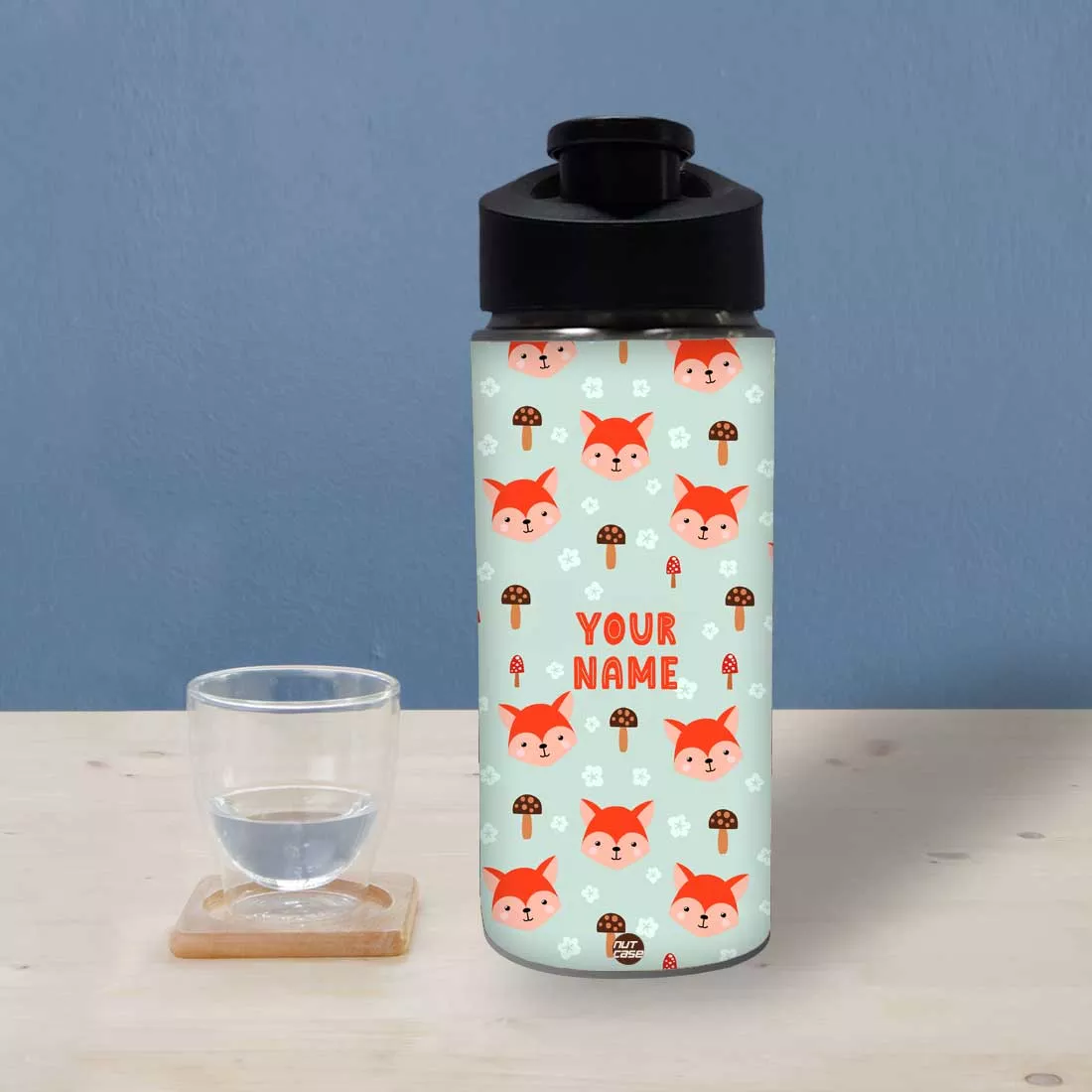 Personalized Bottle with Name-Fox