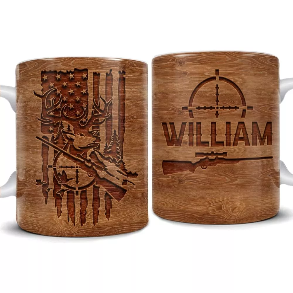 Personalized Deer Hunting Mug|11oz&15oz