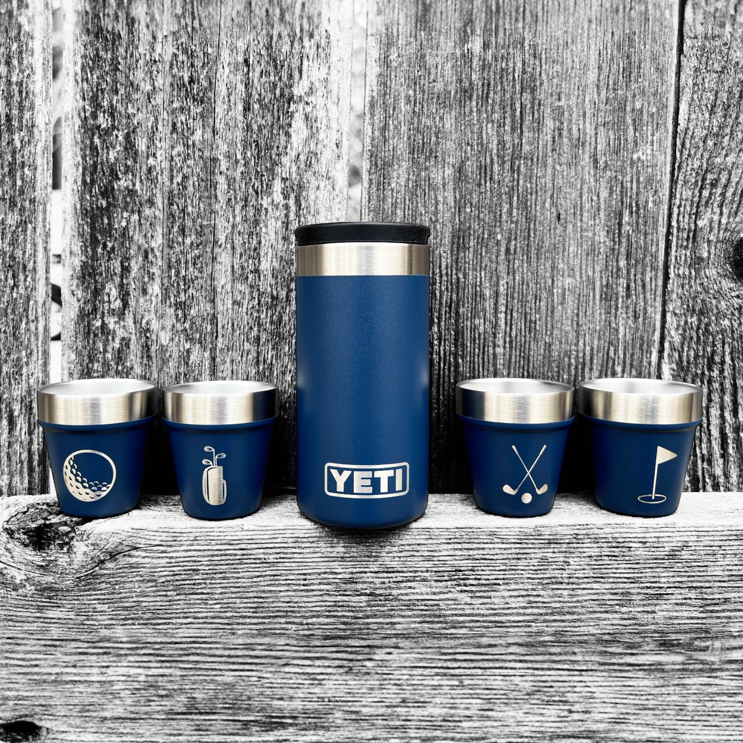 Personalized YETI Shot Glass Kit