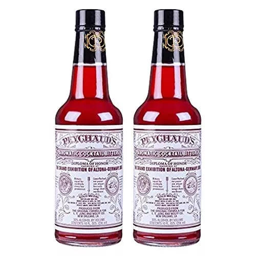 Peychaud's Aromatic Cocktail Bitters - 10 Ounce Bottle - PACK OF 2